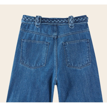 pantalons et jeans ida- v046bio medium bleach Emile et Ida