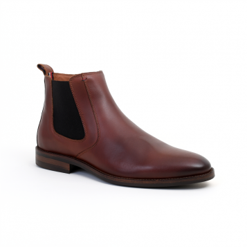 boots essential chelsea boot cognac tommy hilfiger